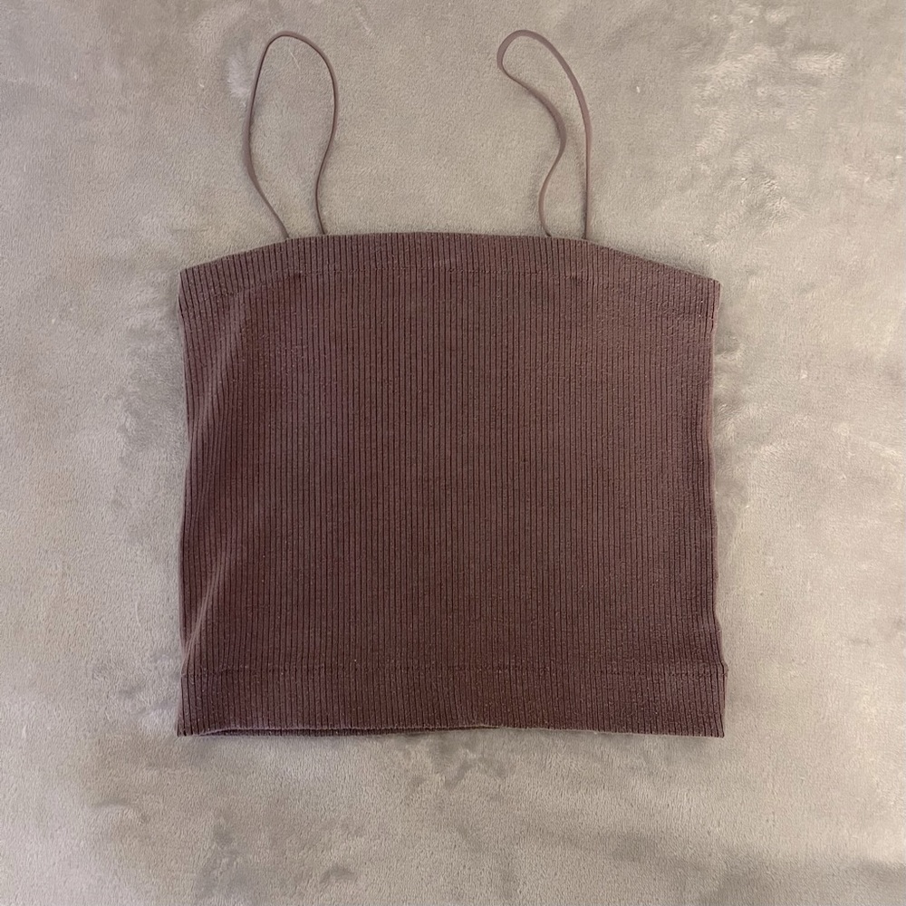 Tube top with small straps
